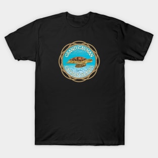 Grand Cayman, Cayman Islands, Gliding Sea Turtle T-Shirt